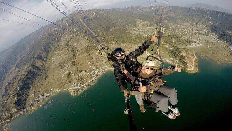 Paragliding in Nepal