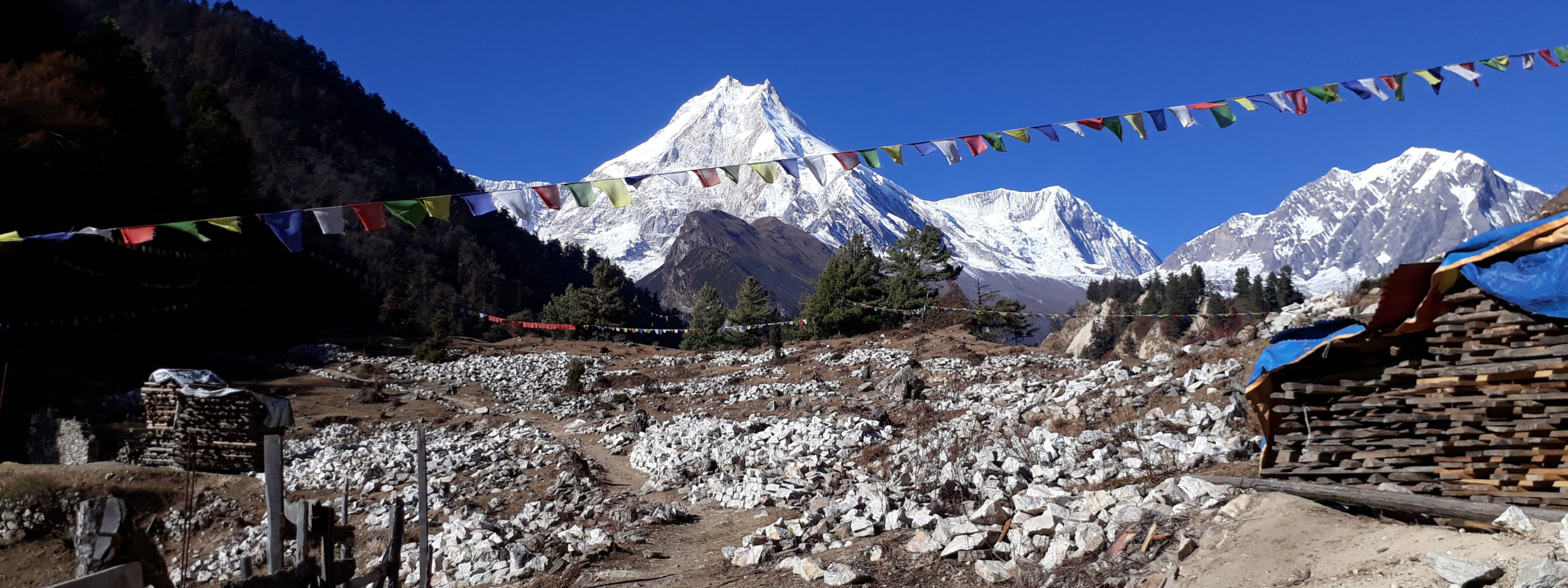 Manaslu Range Manaslu range view