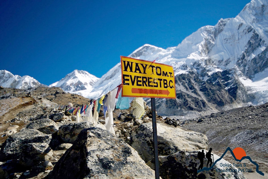 Everest base camp hike