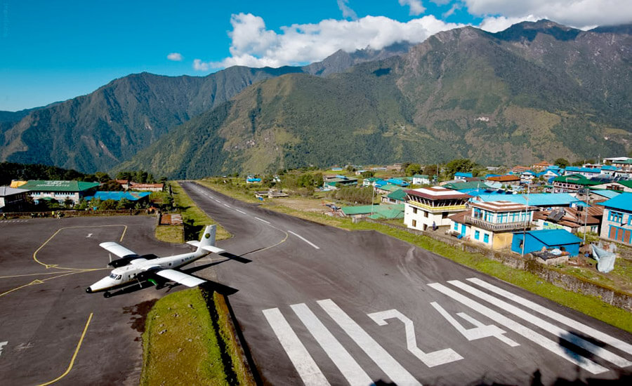 Lukla airport, Solu Khumbu, Nepal Lukla airport