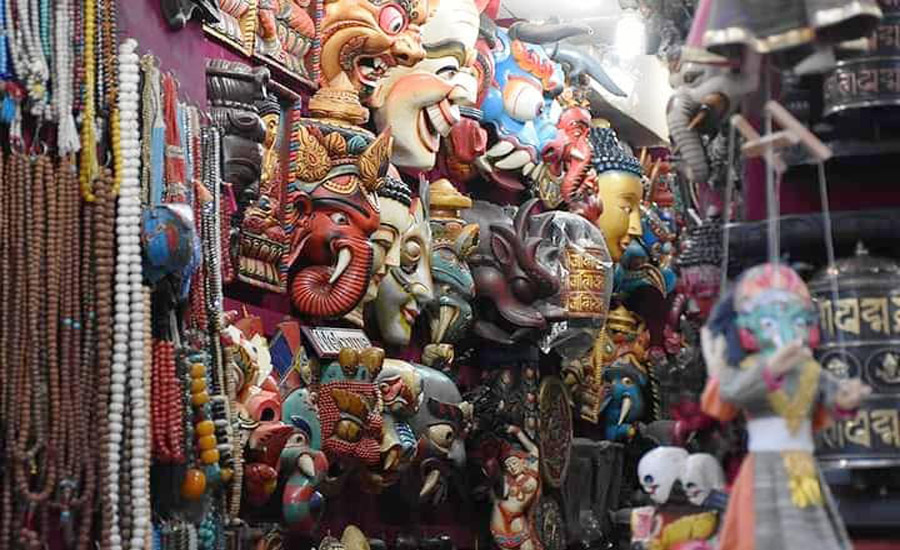 shopping in Thamel markets