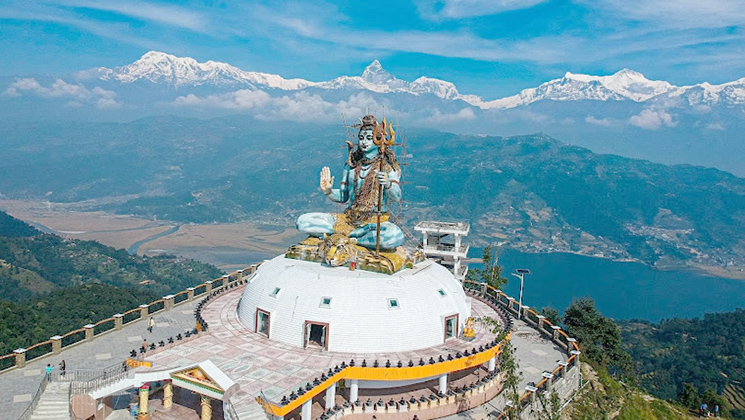 Shiva Statue in Pumdikot, Pokhara