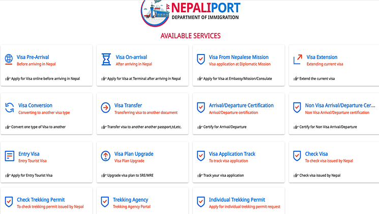 Nepal visa application online Nepal visa application online