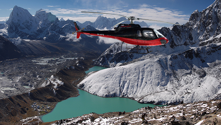 Gokyo lakes tour with a Chopper Flight return to lukla