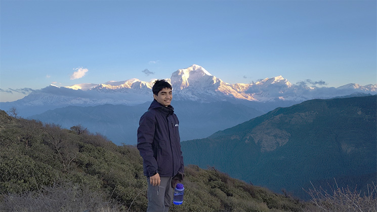 Muldai view point to hidden lake trail Muldai view point to hidden lake trek